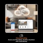CP PLUS CP-E31Q 3MP Smart Wi-Fi CCTV Camera – 360° View, Motion Tracking, 2-Way Talk, Cloud & SD Card Support, 15M Night Vision - Image 8