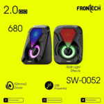 Frontech SW-0052 USB Powered Multimedia Speaker - Volume Control, Aux Connectivity - Image 2