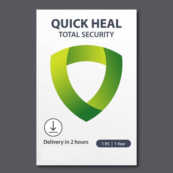 Quick Heal Total Security 1 User 1 Year, Email Delivery