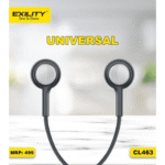 Exility CL463 Wired In-Ear Headphones with Mic (White) - Image 2