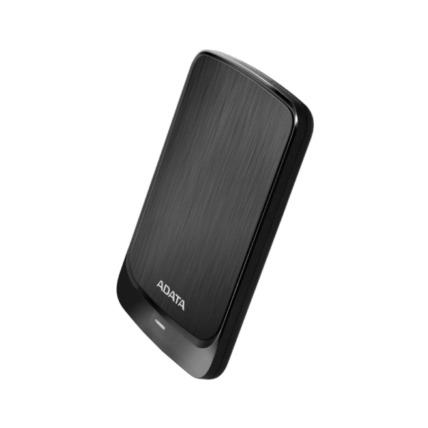 A-DATA HV320 1TB Slim External Hard Drive, USB, SATA III, Black, Windows, Mac, Linux, PS5, Xbox Series X