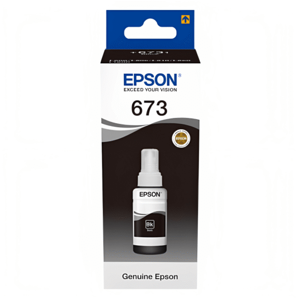 Epson 673 Black Ink Bottle (Original)