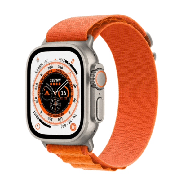 Watch Ultra Smart Watch for Android/iOS, Bluetooth Calling, Heart Rate, Sports Mode, Sleep Monitoring, IP68 Waterproof (Orange)