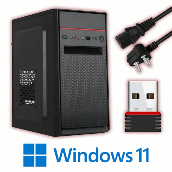 Zebronics i5 3rd Gen Desktop, 8GB RAM, 256GB SSD + 1TB HDD, Windows 11 Pro, Free USB WiFi Dongle