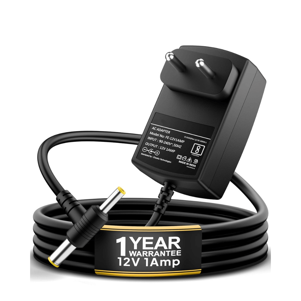 1 12V 1AMP Router Power Adapter Charger for TP-Link D-Link Tenda Mi - Image 1