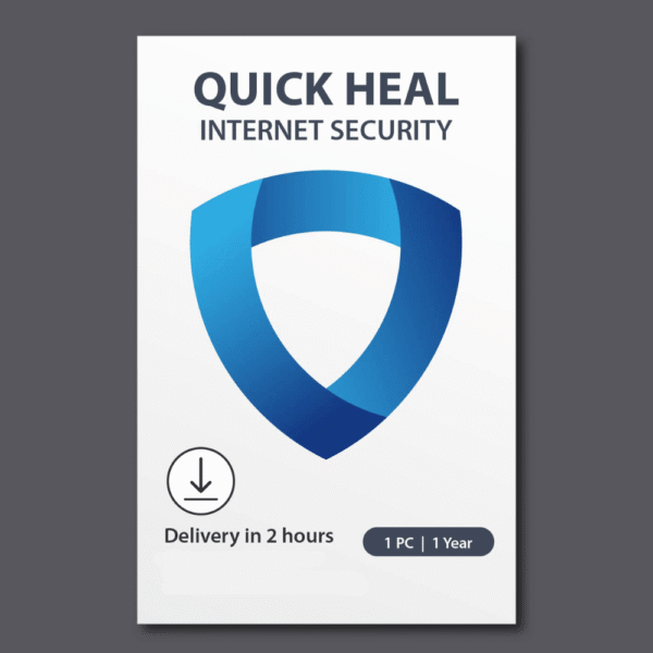 Quick Heal Internet Security Latest Version 1 User 1 Year, Email Delivery