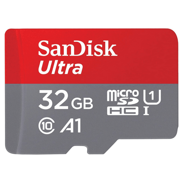 SanDisk Ultra microSD Memory Card 32GB, 120MB/s R