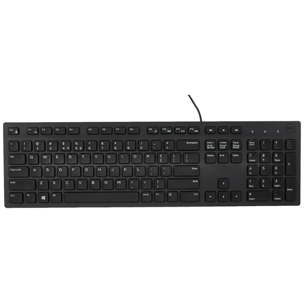 Dell KB216 Wired Multimedia USB Keyboard with Super Quiet Plunger Keys, Spill-Resistant - Black