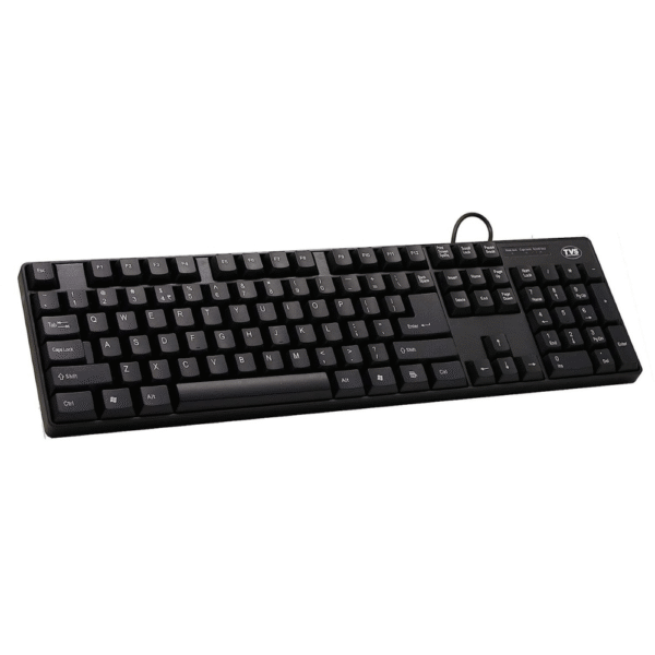 TVS Electronics Champ Wired Keyboard - Black