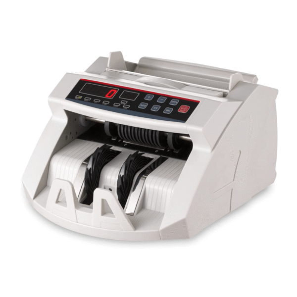 GOBBLER Business-Grade Note Counting Machine with Fake Note Detection, LED Display - White
