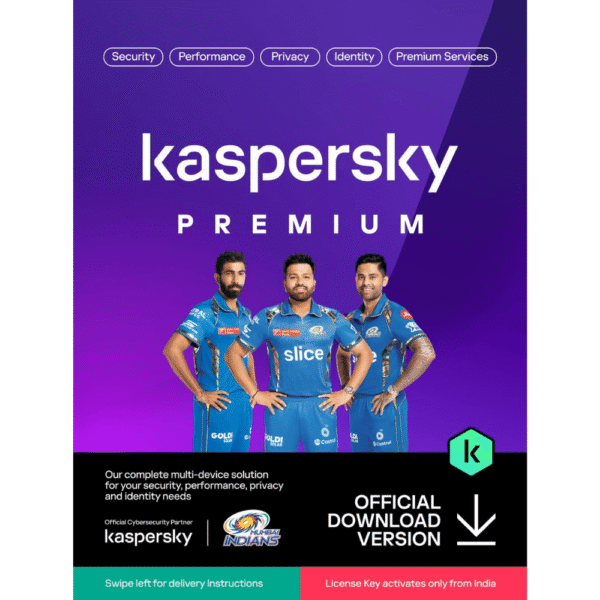 Kaspersky Premium Antivirus – 1 User, 1 Year (Latest Version) Email Delivery