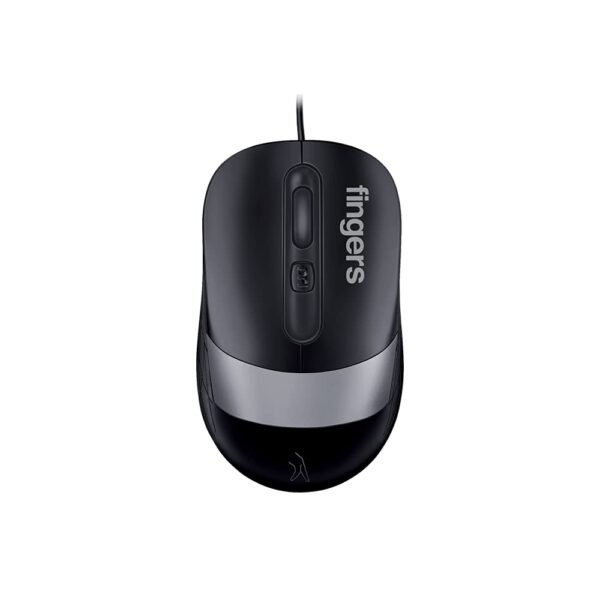 FINGERS SuperHit Wired Mouse - Lightweight Dual-Tone Design