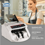 GOBBLER Business-Grade Note Counting Machine with Fake Note Detection, LED Display - White - Image 2
