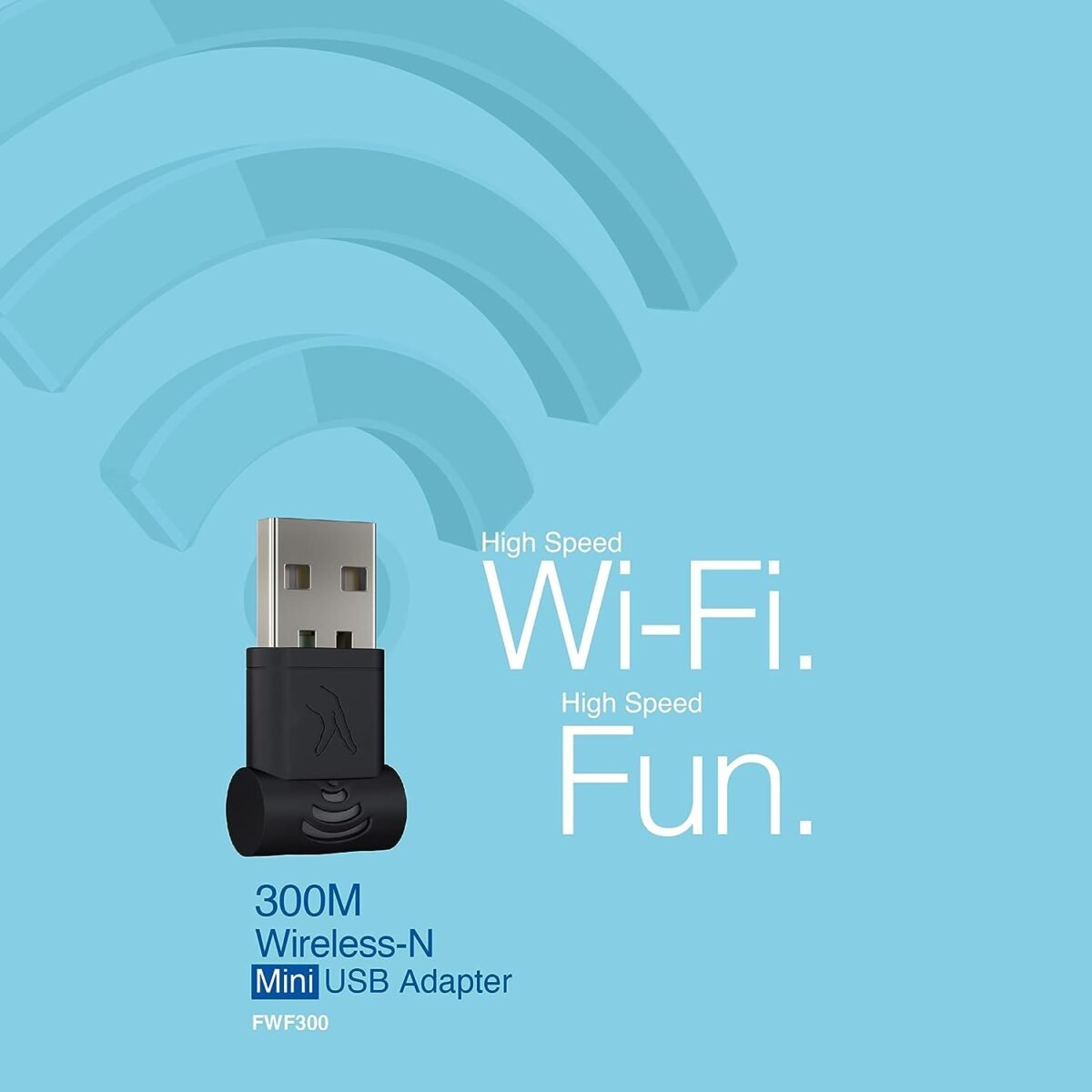 FINGERS FWF300 Wi-Fi USB Adapter, Nano-Sized, High Speed, 300 Mbps - Image 2