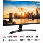 LG 22-Inch IPS Monitor - Full HD, VGA, HDMI, DVI, Audio Out Ports (22MP68VQ) - Image 2