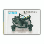 Zebronics ZEB MSC 200 CPU Cooling Fan - High Speed, Socket LGA 775/1150/1155/1156 Support, Black - Image 2