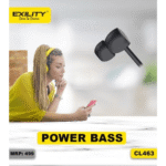 Exility CL463 Wired In-Ear Headphones with Mic (White) - Image 4