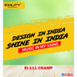 Exility EI-111 Wired In-Ear Headphones with Mic (White) - Image 3