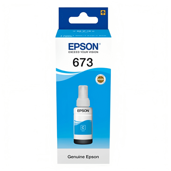 Epson 673 Cyan Ink Bottle (Original)