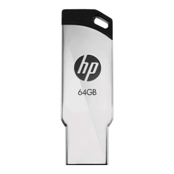 HP v236w USB 2.0 64GB Pen Drive, Metal, Silver