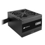 CORSAIR CX650 80 Plus Bronze ATX Power Supply - Low-Noise Fan, Compact, Black Sleeved Cables