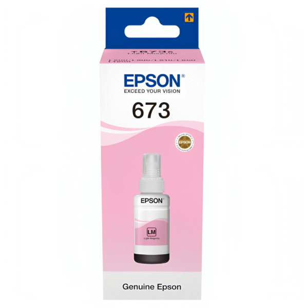 Epson 673 Light Magenta Ink Bottle (Original)
