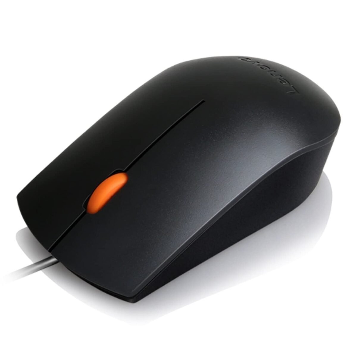 Lenovo 300 Wired USB Mouse - 1600 DPI, Ambidextrous, Ergonomic Design - Image 3