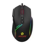 LAPCARE Champ LGM-108 RGB Gaming Mouse 7200 DPI Wired 8 Buttons Black