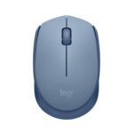 Logitech M171 Wireless Mouse – 2.4GHz USB Mini Receiver, 12-Month Battery, Optical Tracking, Blue-Gray