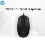 HP M10 Wired USB Mouse - 3 Buttons, Optical Tracking, Ambidextrous Design - Image 3