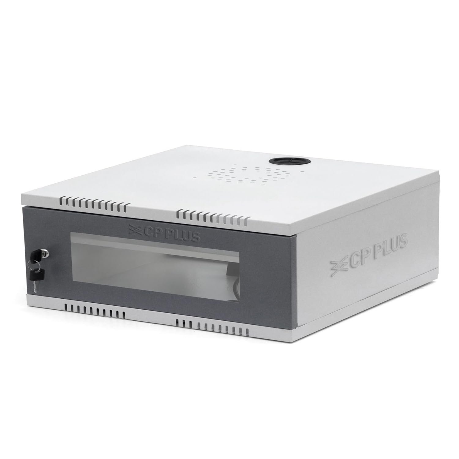 51HYc-s5rmL._SL1500_ CP PLUS CCTV DVR NVR Rack Cabinet Steel with Acrylic Door - Image 1