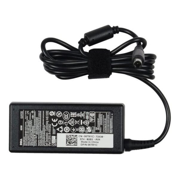 DELL 65W Genuine (Original) Laptop Adapter for DELL INSPIRON 1464 - Black