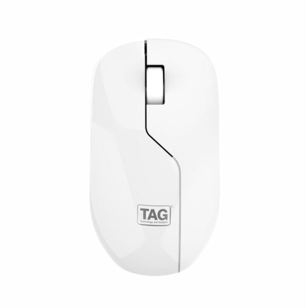 TAG WM600 Wireless Mouse 1200 DPI 2.4GHz USB Nano Receiver (White)