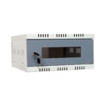 CCTV DVR Rack Wall Mount Metal Cabinet Box with Glass Door
