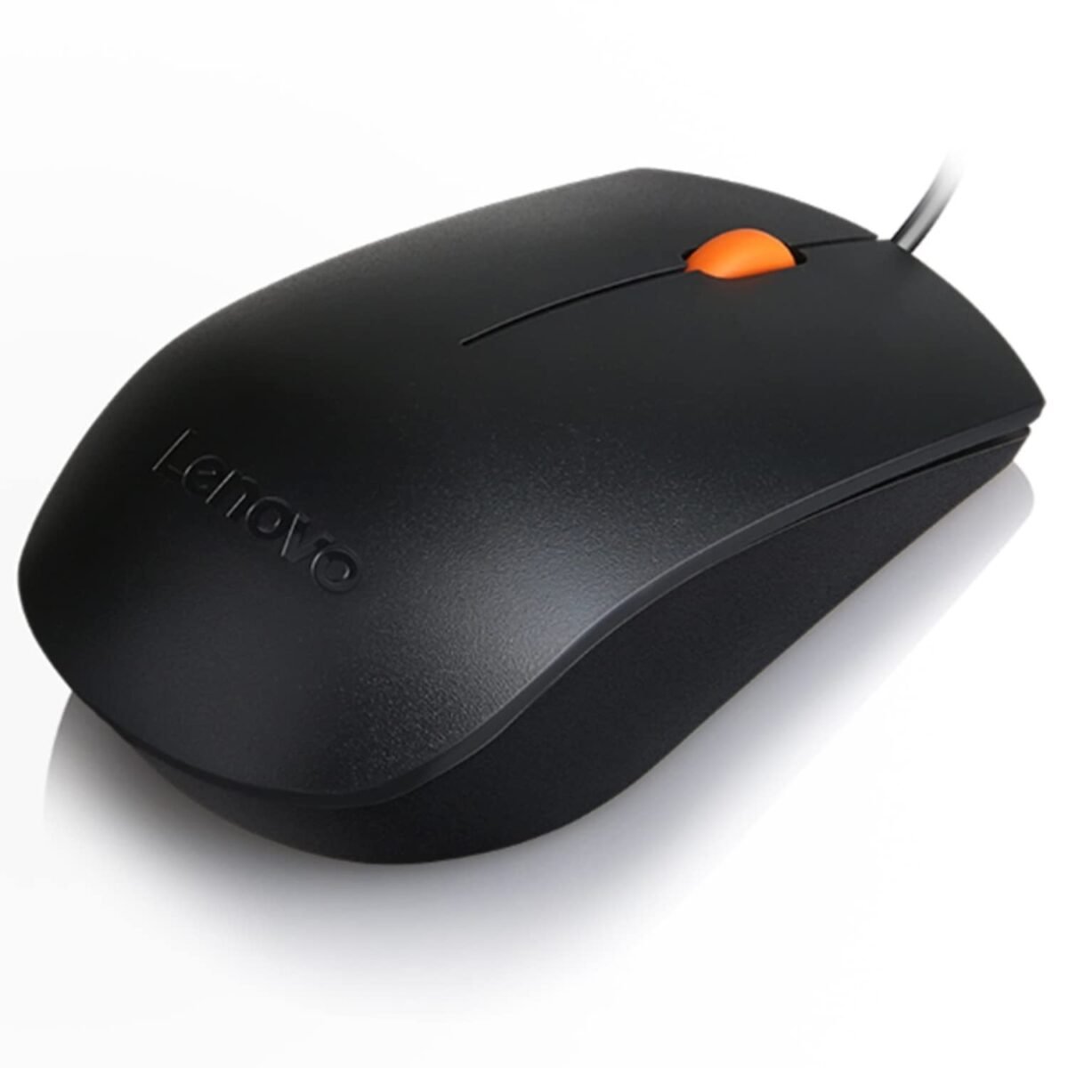 Lenovo 300 Wired USB Mouse - 1600 DPI, Ambidextrous, Ergonomic Design - Image 4