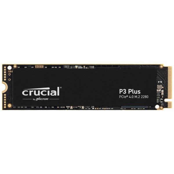 Crucial P3 Plus 500GB PCIe 4.0 NVMe M.2 SSD | 3D NAND | Up to 4700MB/s Read Speed