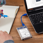 2.5 Inch External Hard Drive Enclosure USB 3.0 to SATA 6Gbps UASP Transparent Case - Image 6