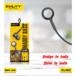 Exility CL463 Wired In-Ear Headphones with Mic (White) - Image 6