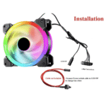 Superflow 120 Auto RGB Fans - 120mm Dual Light Loop LED, 14 Lighting Modes, Quiet Cooling - Image 7