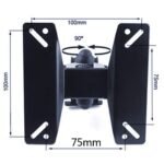 Universal Slim Tilt & Swivel TV Wall Mount Bracket for 14-26 Inch Monitors - Image 3