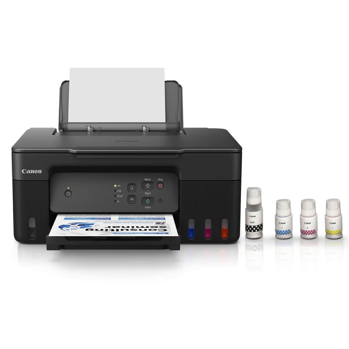 Canon PIXMA MegaTank G2730 All-in-One InkTank Printer | Print, Scan, Copy | Small Size Ink Bottles - Image 2