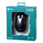 Enter Click Wired USB Mouse, 800 DPI Optical Sensor, 3-Button Design (Black) - Image 3