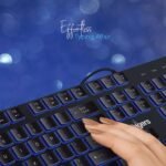 FINGERS Gleaming BlueLit Wired Backlit Keyboard - Spill Resistant, 3 Levels of Brightness, Compatible with Windows®, Mac, Linux - Image 6