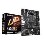 Gigabyte B450M K AM4 Motherboard for AMD, Micro ATX, DDR4, PCIe 3.0