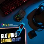 LAPCARE Champ LGM-108 RGB Gaming Mouse 7200 DPI Wired 8 Buttons Black - Image 7