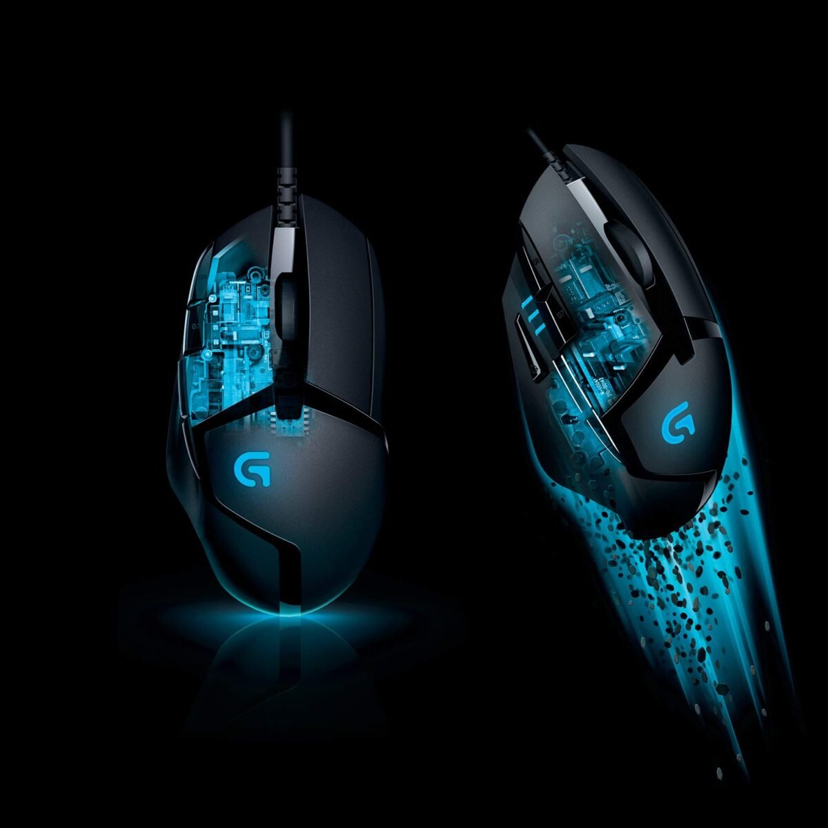 Logitech G402 Hyperion Fury USB Wired Gaming Mouse - 4,000 DPI, 8 Programmable Buttons, Black - Image 7