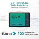 EVM 512GB 2.5" SATA Internal SSD - 550MB/s Read, 500MB/s Write, 5-Year Warranty - Image 4
