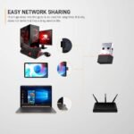 Xcess XU001 300 Mbps USB 2.0 Wireless WiFi Dongle (Black) - Image 4