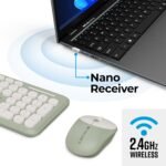 ZEBRONICS Companion 302 Wireless Keyboard & Mouse Combo - UV Printed Keys, Multimedia Keys (Green) - Image 6