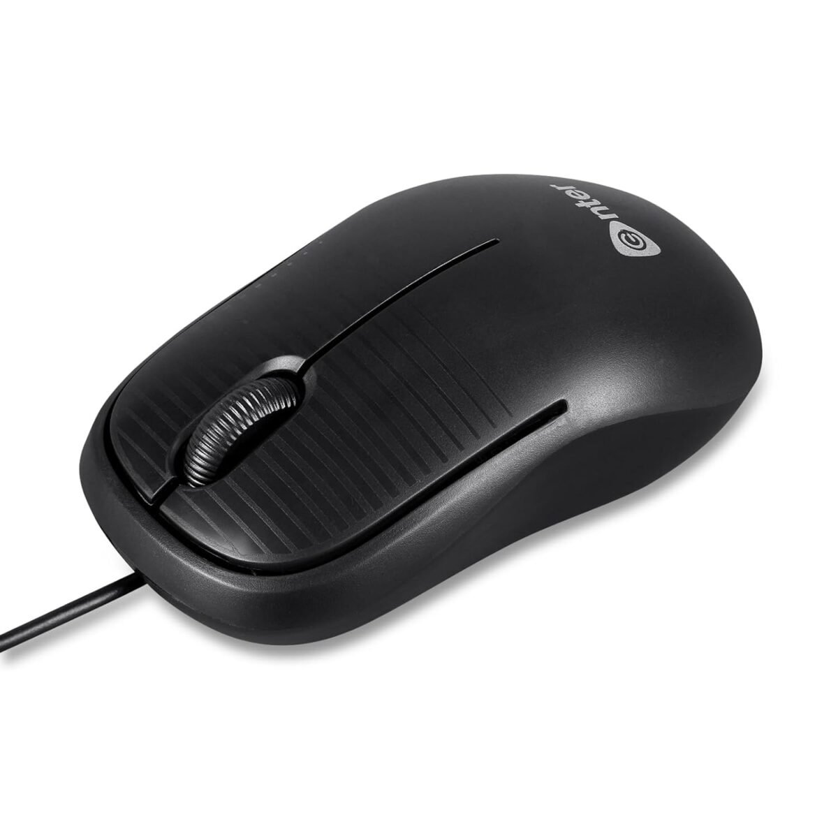 Enter Click Wired USB Mouse, 800 DPI Optical Sensor, 3-Button Design (Black) - Image 5